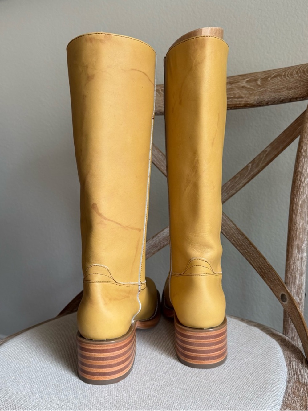 Frye Campus 14L Boots banana - Picture 4 of 9